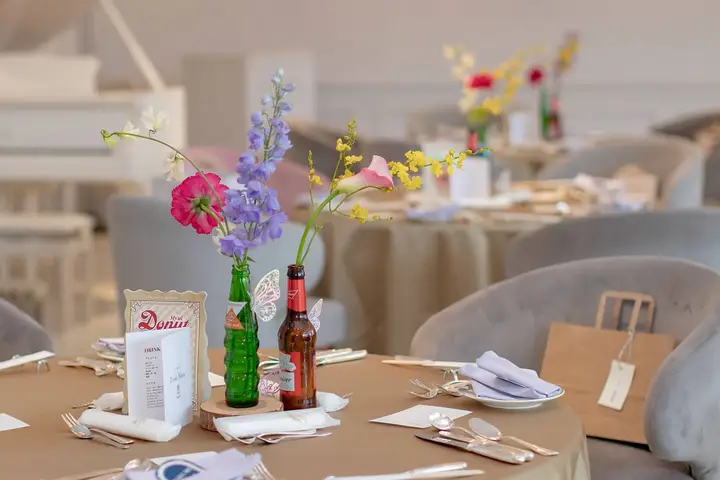 ゲストテーブル装花